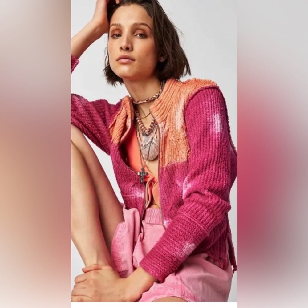 NWOT Free People Horizon Line Cardi
